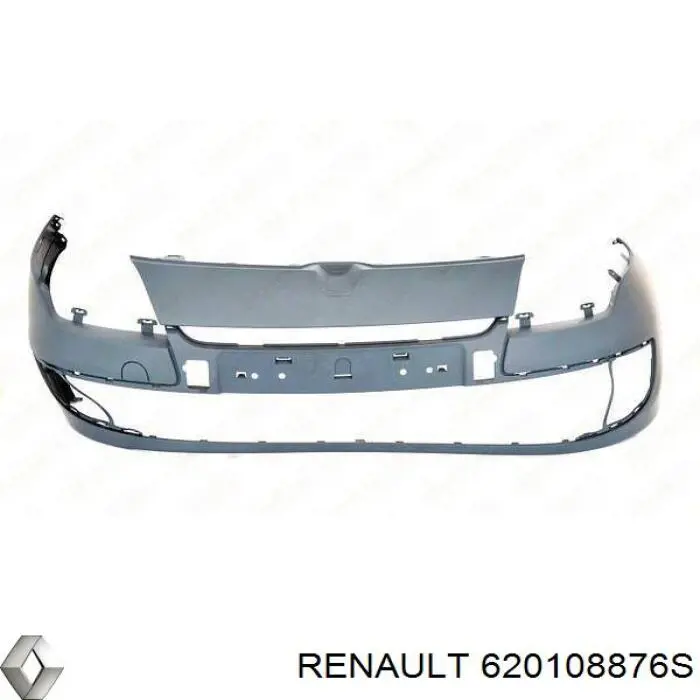 Передній бампер на Renault Fluence B3