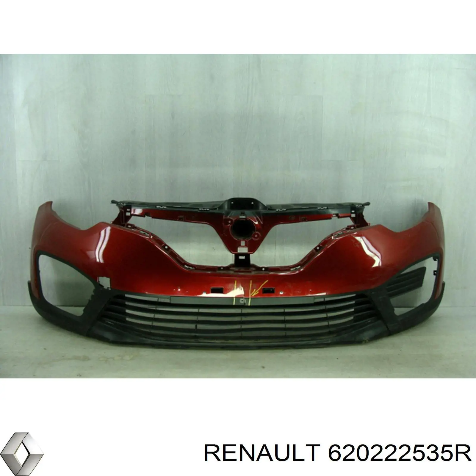 Передній бампер 620222535R Renault (RVI)