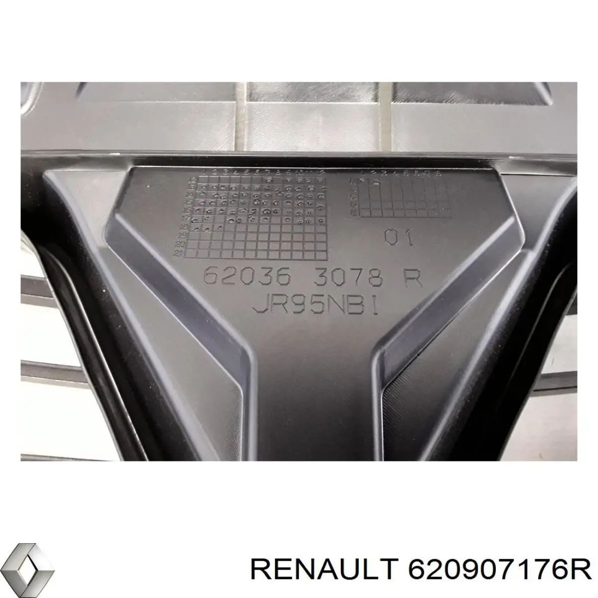 Абсорбер (наповнювач) бампера переднього 620907176R Renault (RVI)