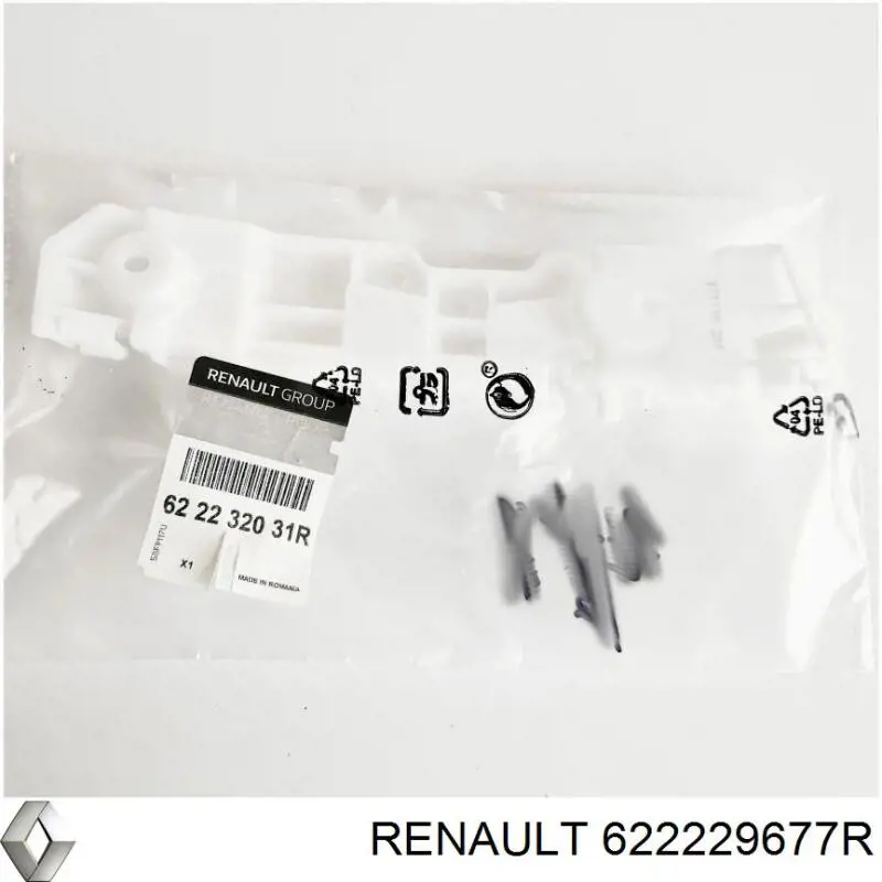 Купити 622229677R Renault (RVI) Кронштейн бампера переднього, зовнішній правий