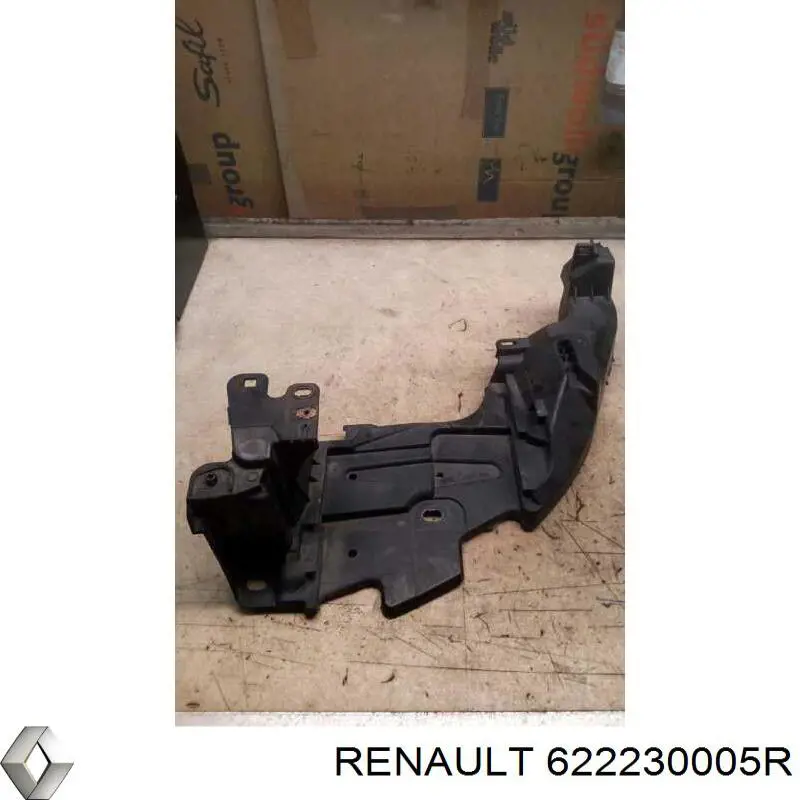 622230005R Renault (RVI) кронштейн бампера переднього, лівий
