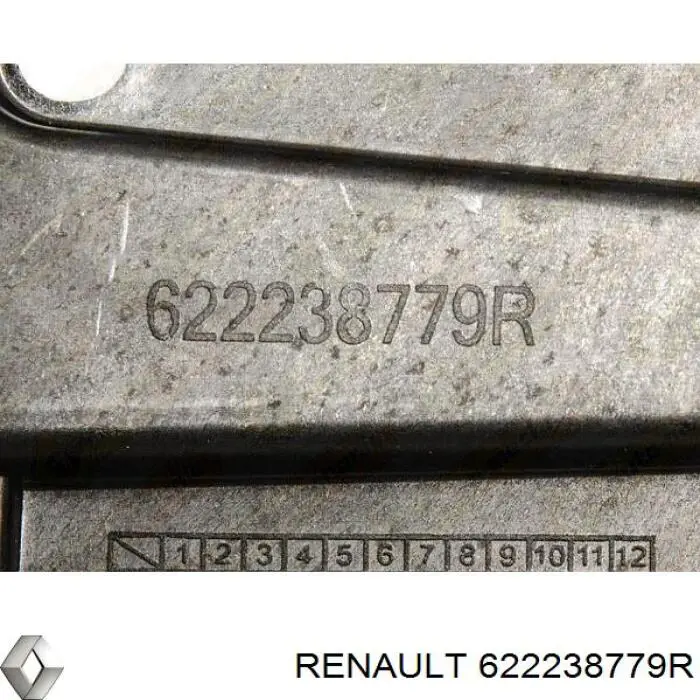 Купити 622238779R Renault (RVI) Кронштейн-адаптер кріплення фари передньої, лівою
