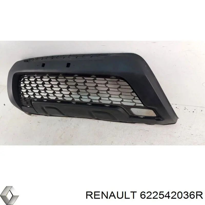Решітка переднього бампера, центральна Renault (RVI) 622542036R ціна, від 86.91 USD