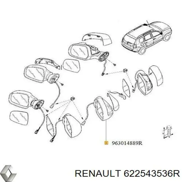 Купити 622543536R Renault (RVI) Решітка переднього бампера, центральна