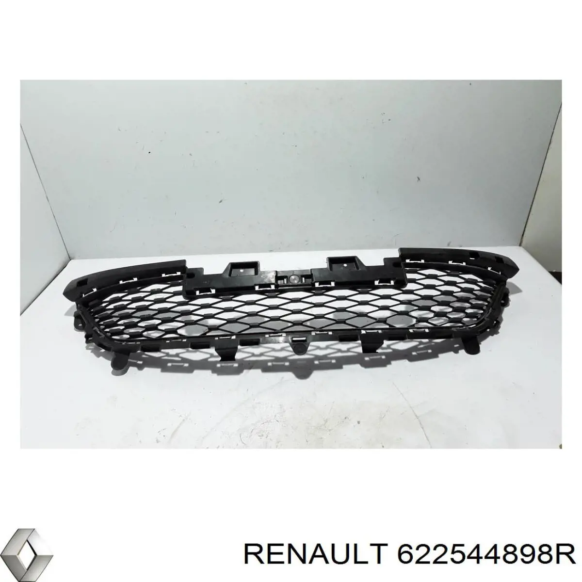 Решітка переднього бампера, центральна Renault (RVI) 622544898R ціна, від 99.49 USD