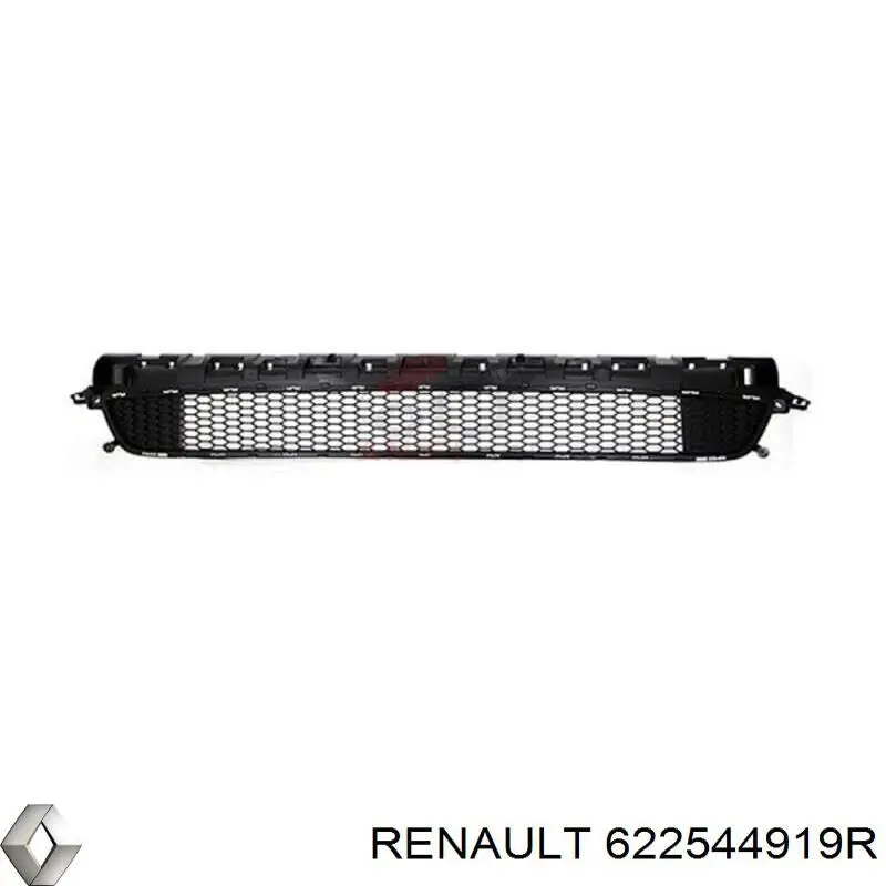 Купити 622544919R Renault (RVI) Решітка переднього бампера, центральна