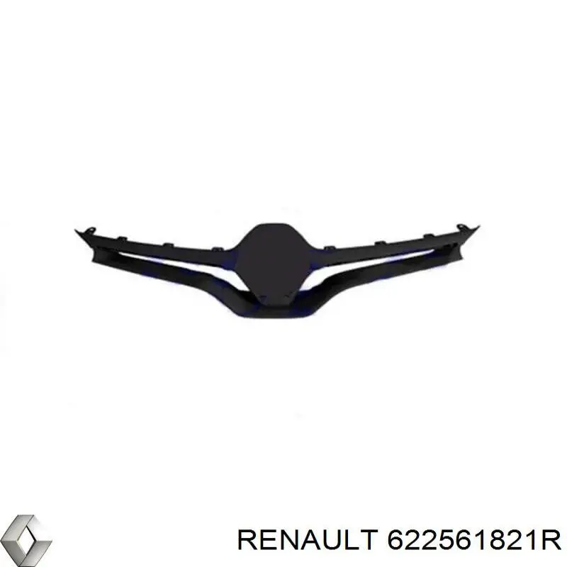 Накладка решетки радиатора 622561821r renault на Renault Fluence L3