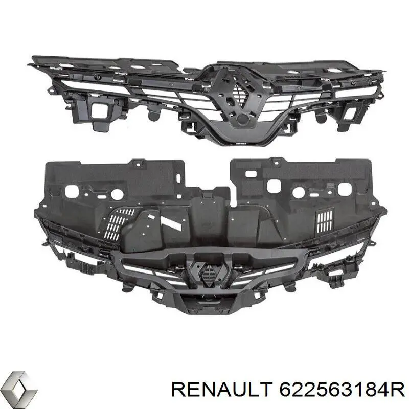 Облицювання радіатора Renault (RVI) 622563184R ціна, від 32.61 USD