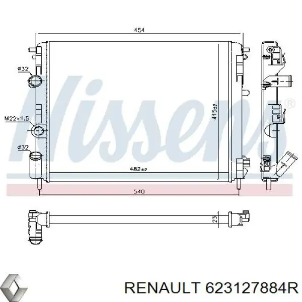 Купити 623127884R Renault (RVI) 