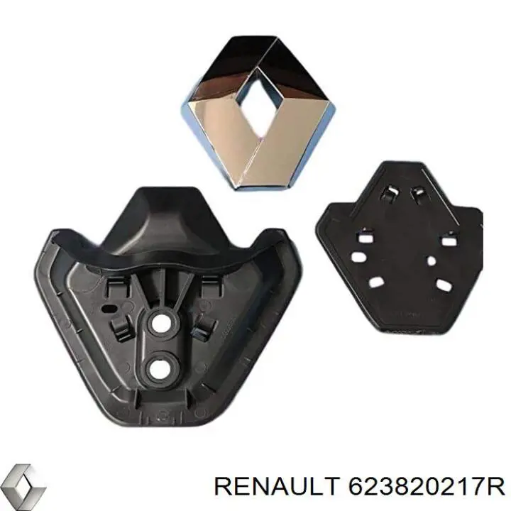 Молдинг решітки радіатора, верхній Renault (RVI) 623820217R ціна, від 58.55 USD
