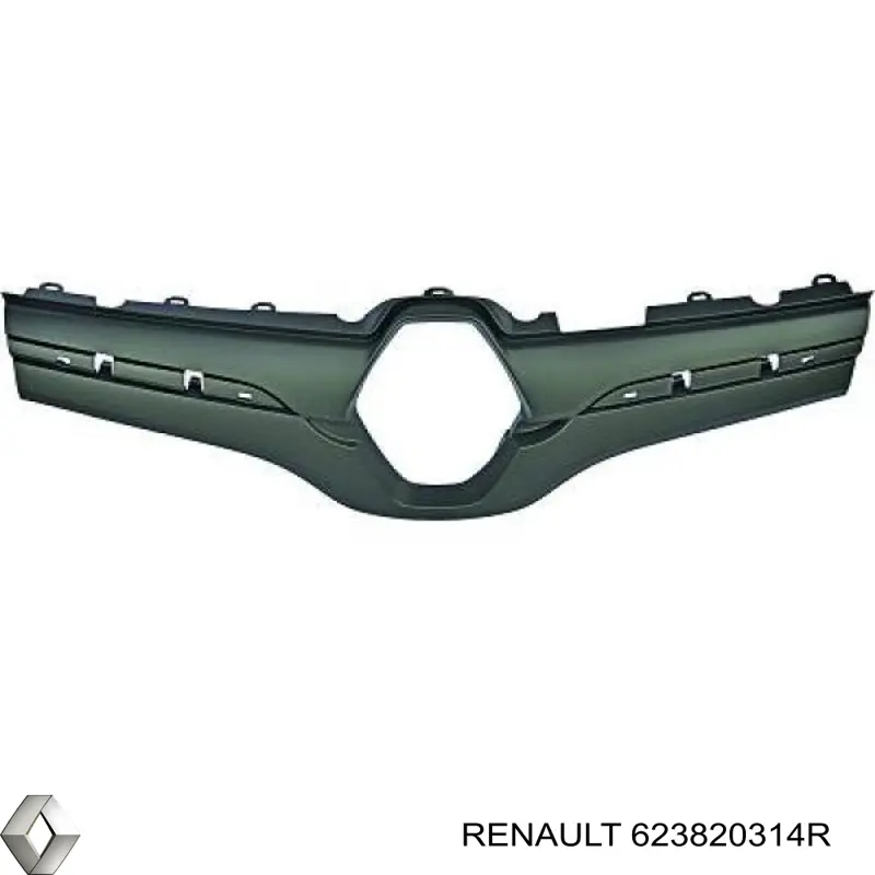 Молдинг решітки радіатора Renault (RVI) 623820314R ціна, від 72.39 USD