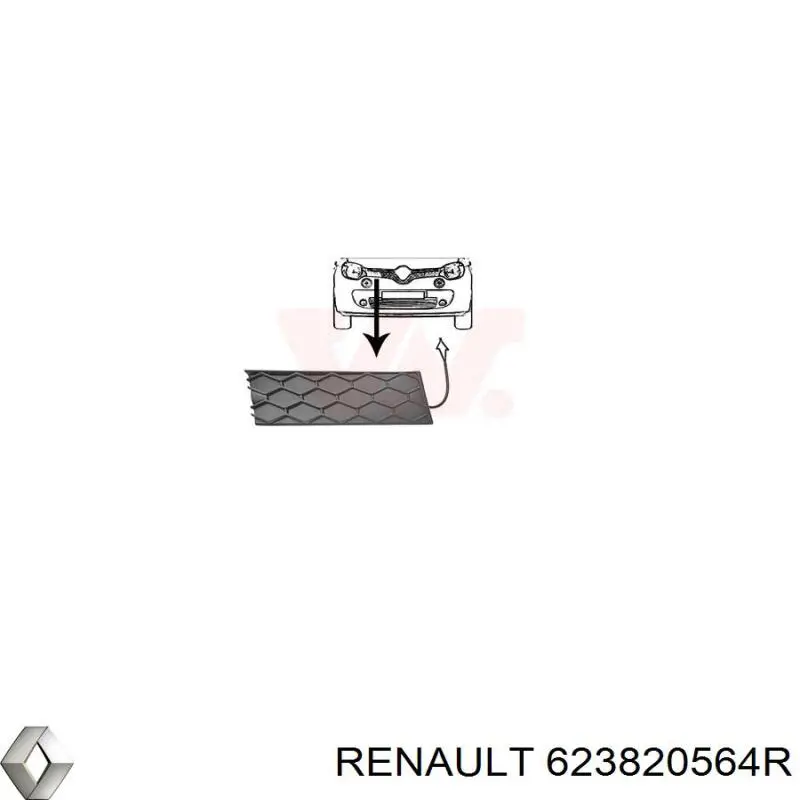  Renault (RVI) 623820564R ціна, від 62.45 USD