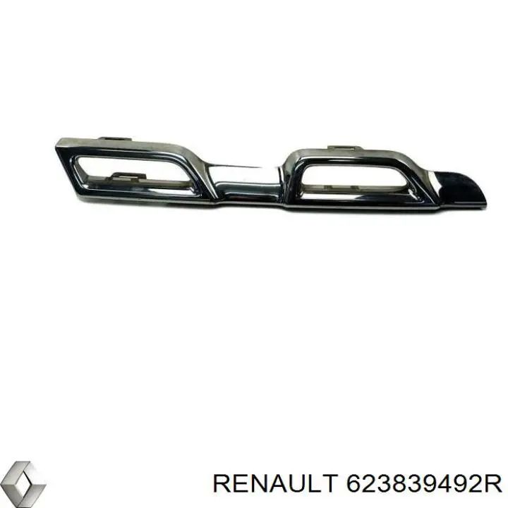 Накладка решітки радіатора права Renault (RVI) 623839492R ціна, від 8.35 USD