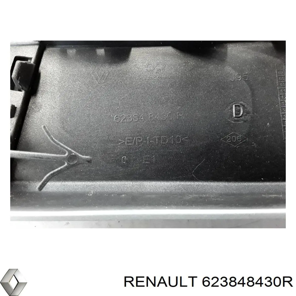 Купити 623835888R Renault (RVI) Накладка бампера переднього
