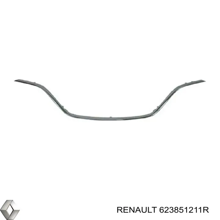 Молдинг решітки радіатора Renault (RVI) 623851211R ціна, від 35.15 USD