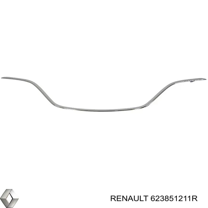  Молдинг решітки радіатора Renault Megane 4