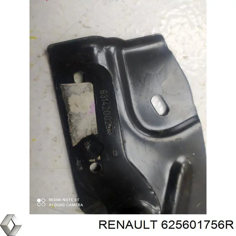 Кронштейн-адаптер кріплення фари передньої, правої Renault (RVI) 625601756R ціна, від 25.99 USD