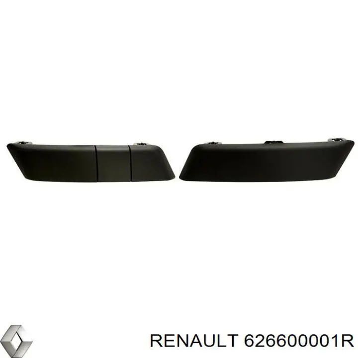Молдинг переднього бампера Renault (RVI) 626600001R ціна, від 26.13 USD
