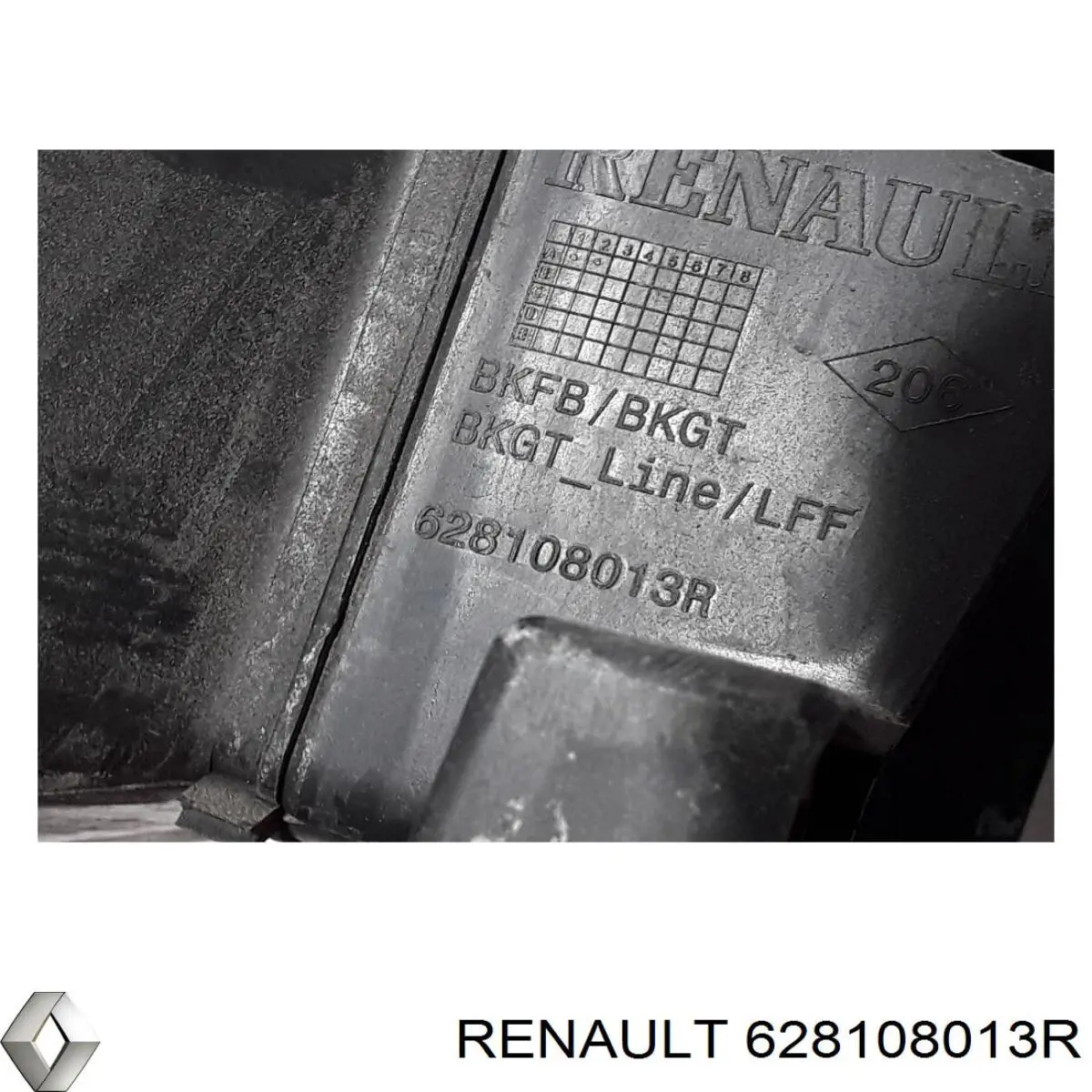 Повітропровід (дефлектор) радіатора, правий Renault (RVI) 628108013R ціна, від 31.67 USD