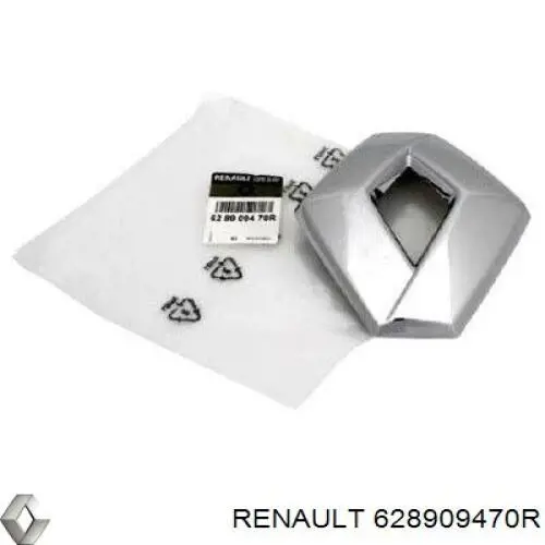 Емблема решітки радіатора на Renault Sandero 