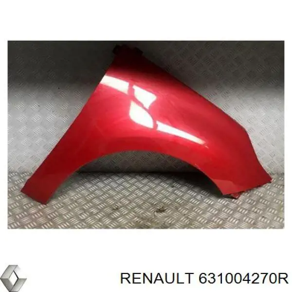 Крило переднє праве Renault (RVI) 631004270R ціна, від 31.55 USD