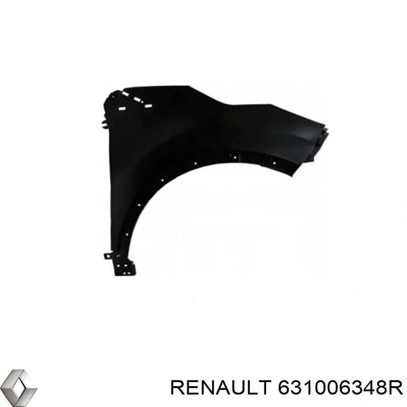 Крило переднє праве Renault (RVI) 631006348R ціна, від 36.61 USD