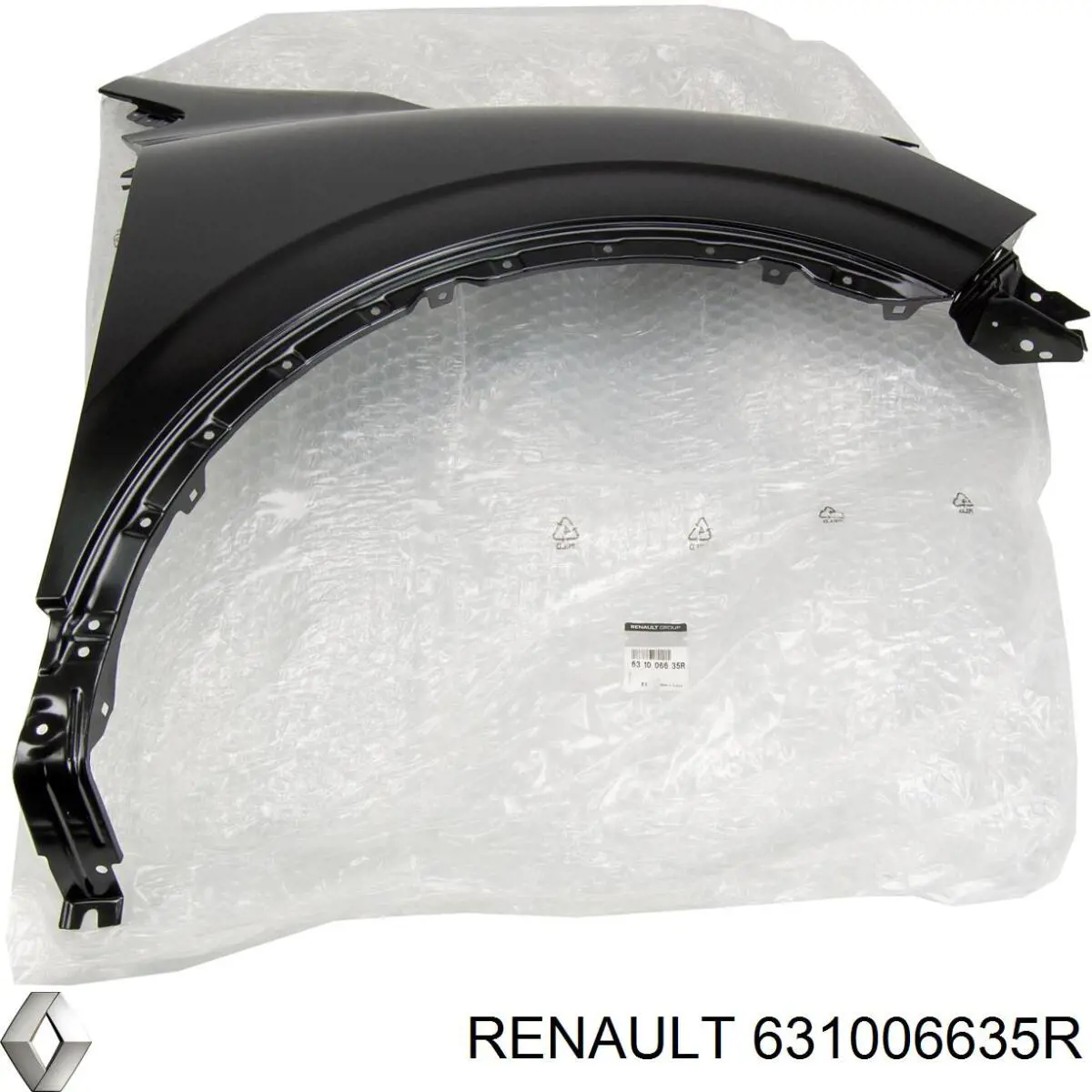 Крило переднє праве Renault (RVI) 631006635R ціна, від 67.08 USD