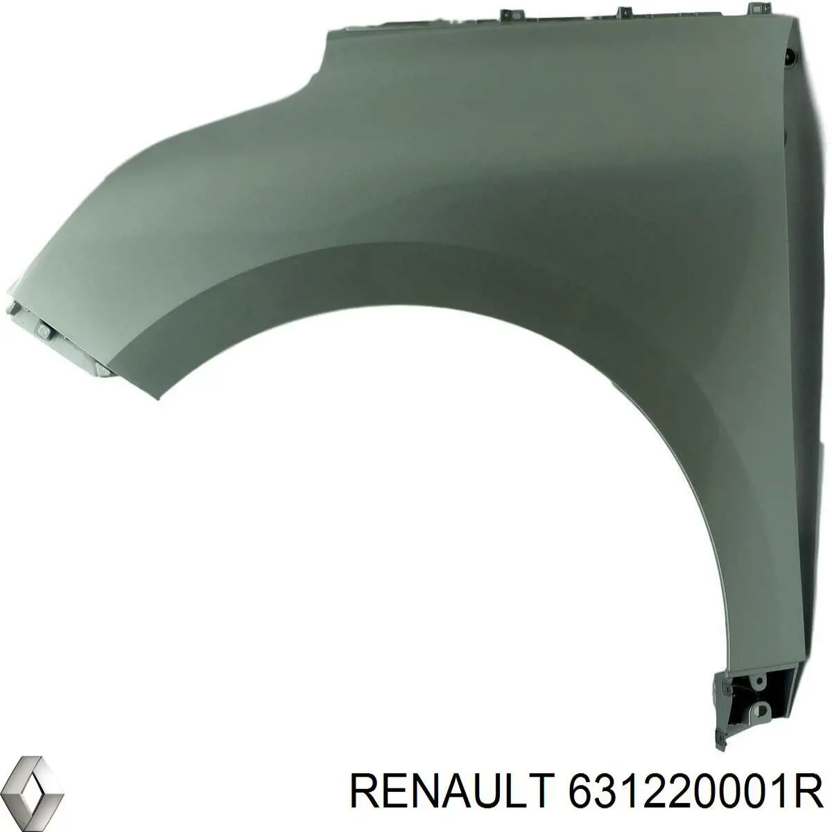 Кронштейн кріплення крила переднього лівого верхній Renault (RVI) 631220001R ціна, від 33.79 USD