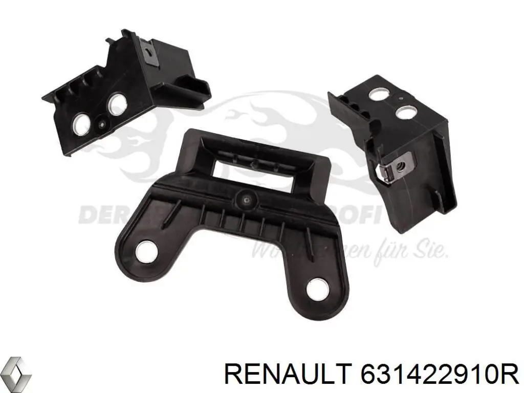 Кронштейн бампера переднього, зовнішній правий Renault (RVI) 631422910R ціна, від 5.58 USD