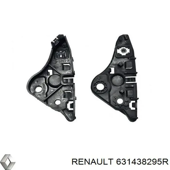 Кронштейн бампера переднього, лівий 631438295R Renault (RVI)