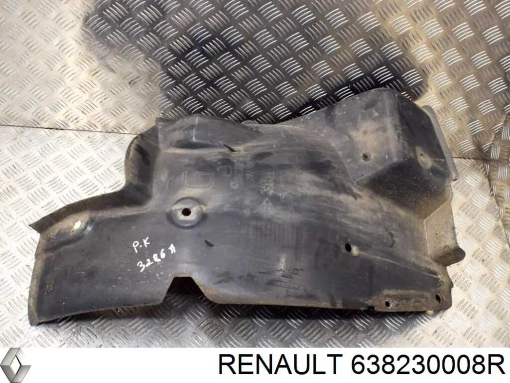 Підкрилок переднього крила, лівий задній Renault (RVI) 638230008R ціна, від 19.00 USD