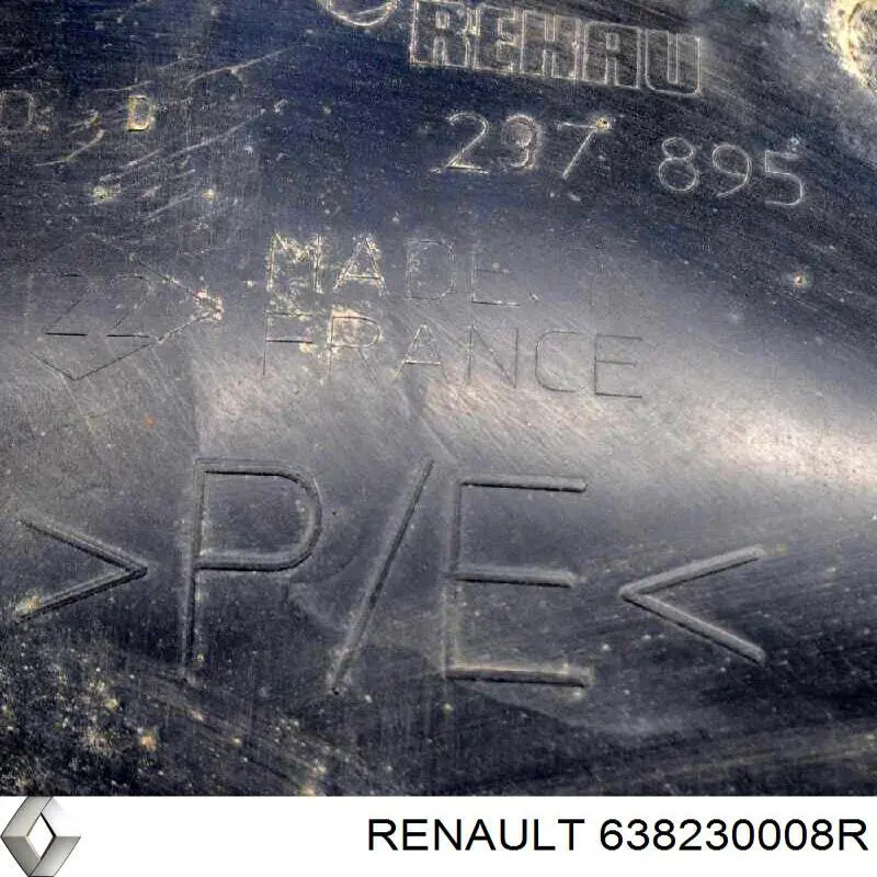 Купити 638230008R Renault (RVI) Підкрилок переднього крила, лівий задній