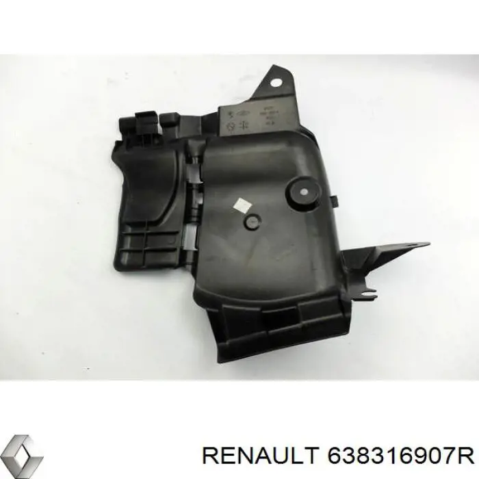 638316907R Renault (RVI) щиток брудозахисний передньої арки крила