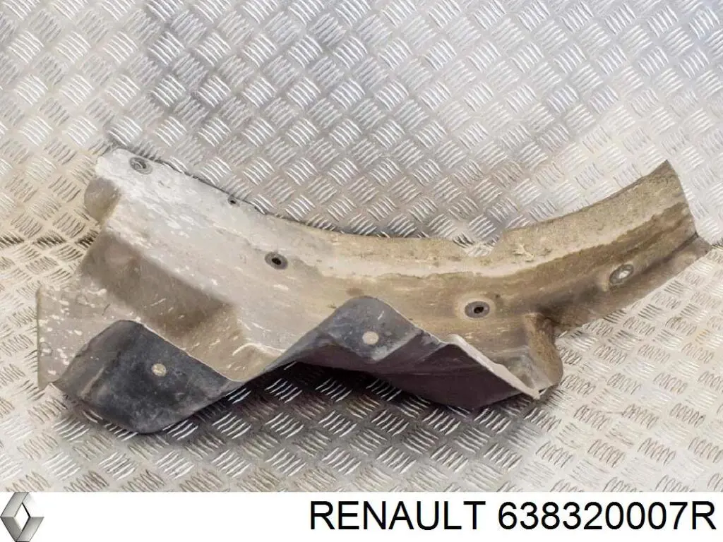 638320007R Renault (RVI) підкрилок переднього крила, правий задній