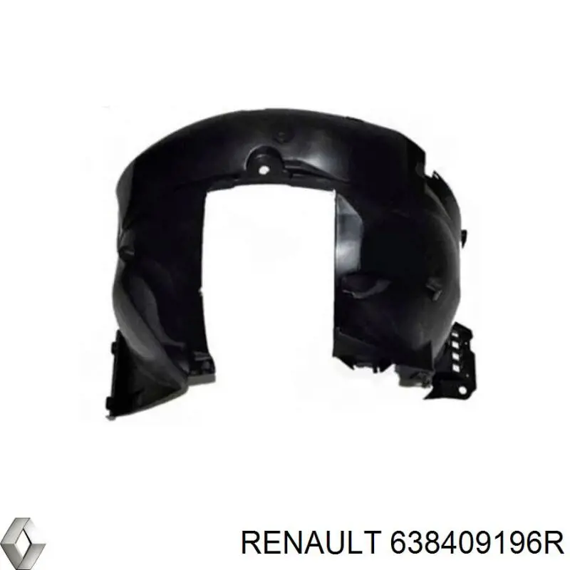 Підкрилок переднього крила, правий Renault LOGAN 2 (Рено Логан)