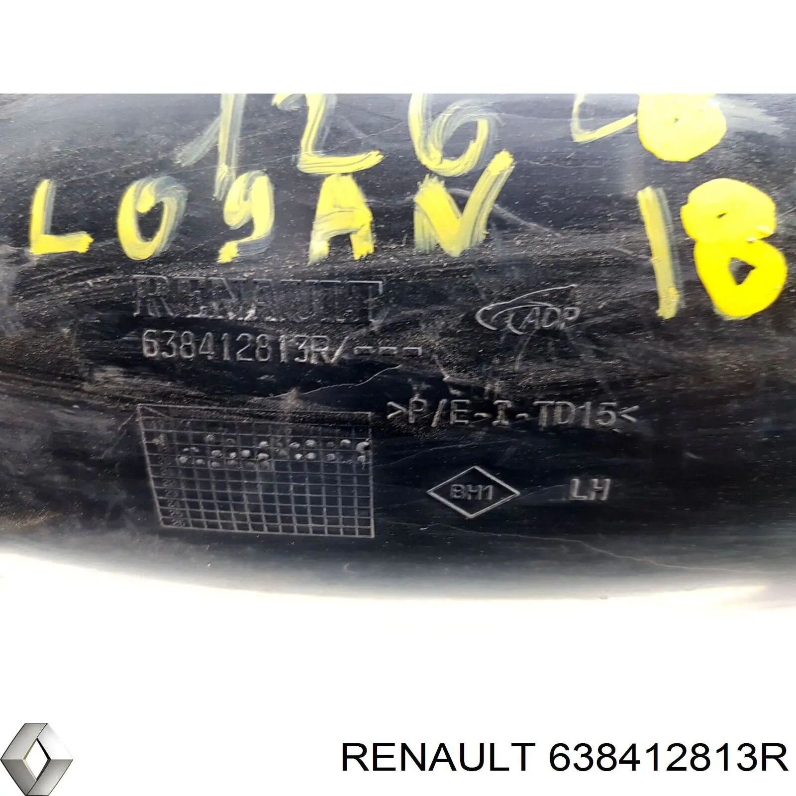 Підкрилок передній лівий 638412813R Renault (RVI)