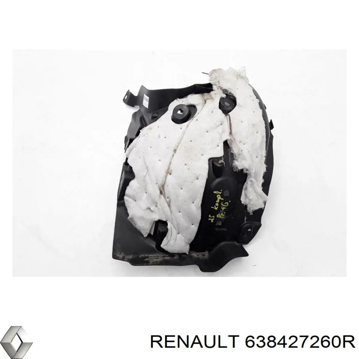 638429560R Renault (RVI) Підкрилок переднього крила, правий задній
