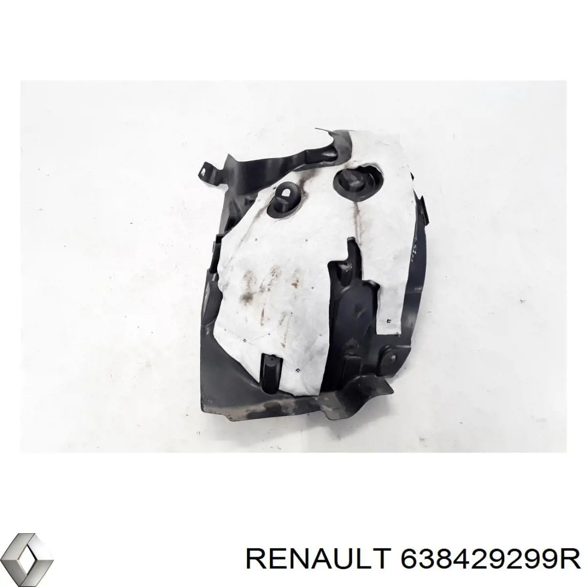 Купити 638429299R Renault (RVI) Підкрилок переднього крила, правий задній