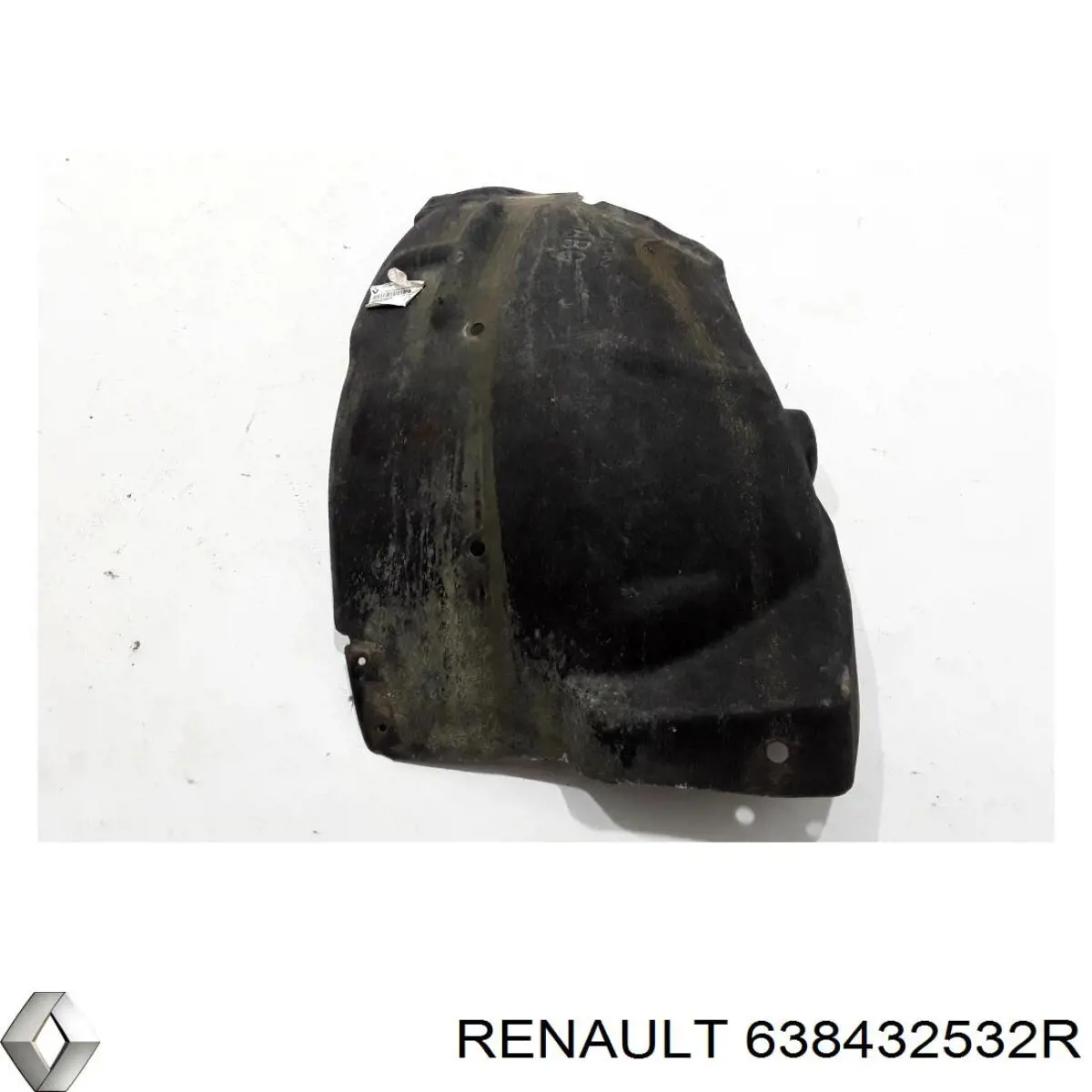 Підкрилок переднього крила, лівий задній Renault (RVI) 638432532R ціна, від 50.51 USD