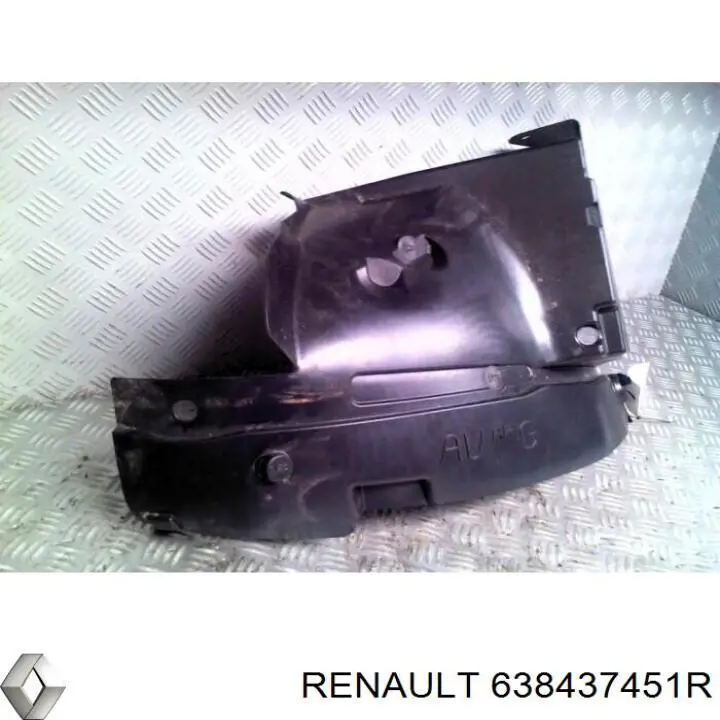 Купити 638438990R Renault (RVI) Підкрилок переднього крила, лівий задній