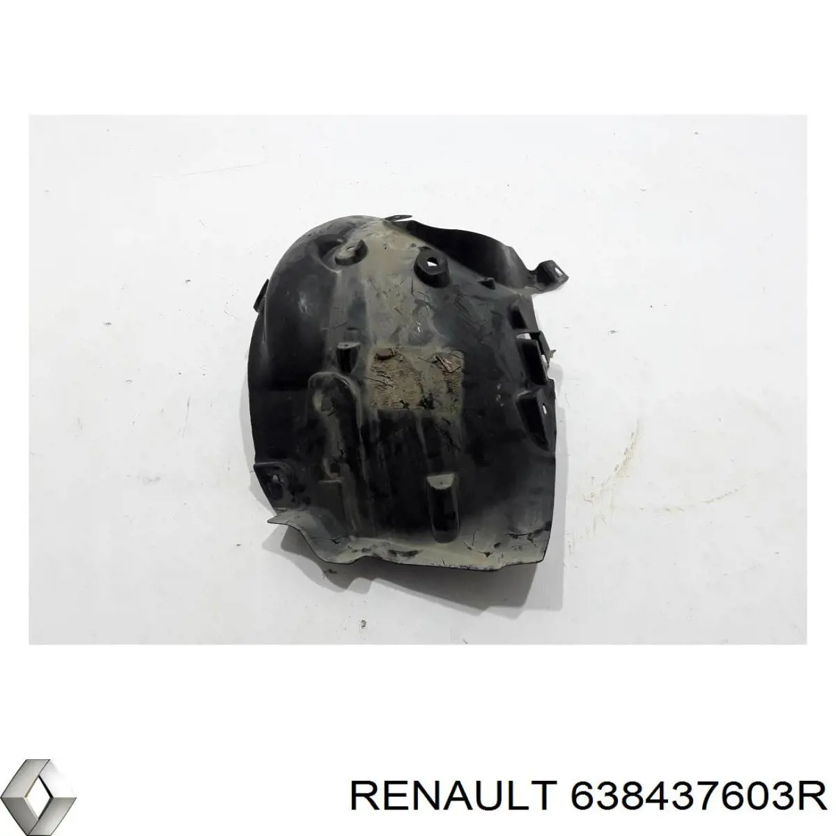 638437392R Renault (RVI) Підкрилок переднього крила, лівий задній
