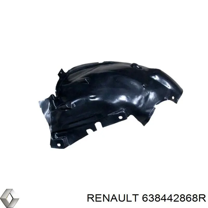 Підкрилок переднього крила, правий передній 638442868R Renault (RVI)