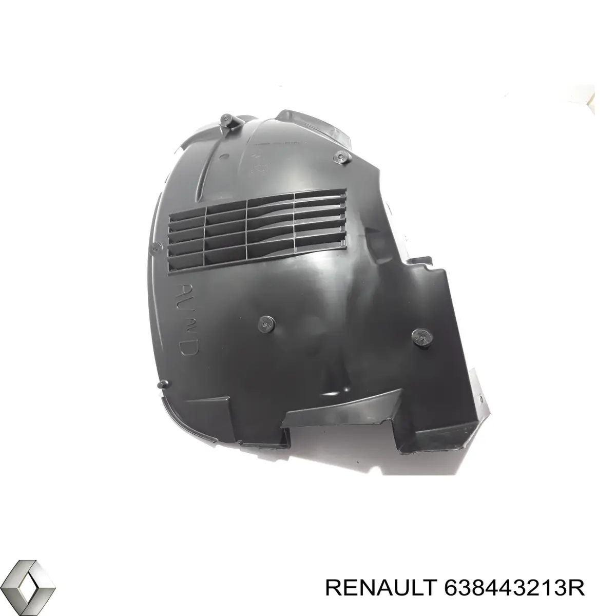 Підкрилок переднього крила, правий передній Renault (RVI) 638443213R ціна, від 21.68 USD
