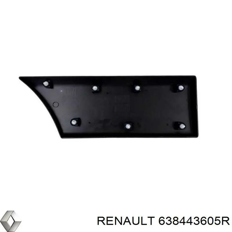 Підкрилок переднього крила, правий передній Renault (RVI) 638443605R ціна, від 28.04 USD