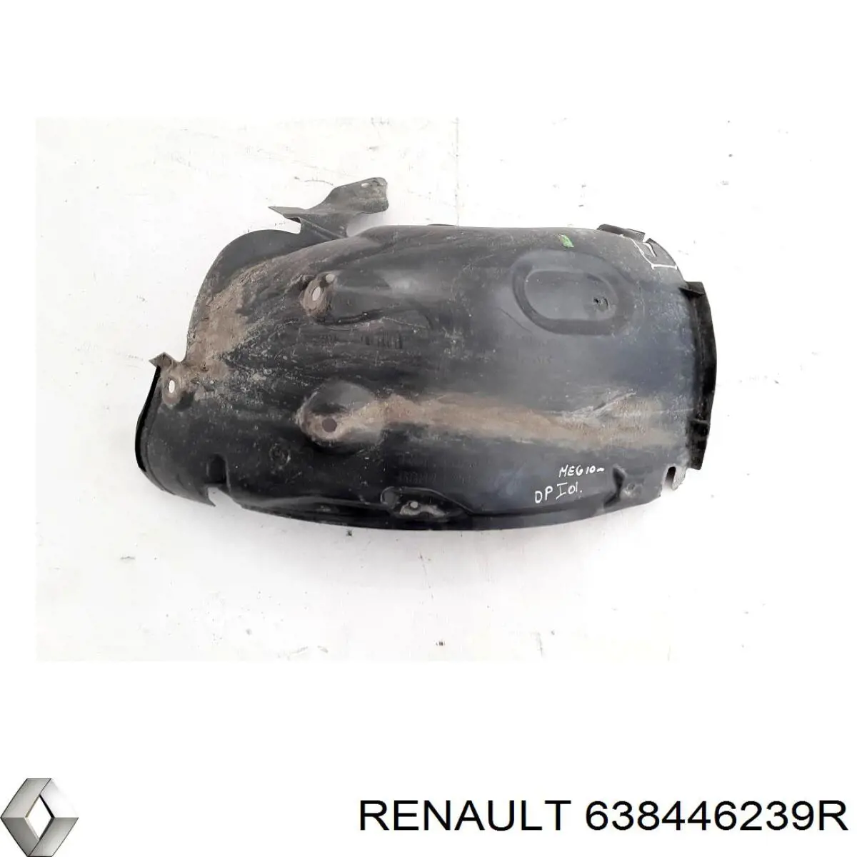 Підкрилок переднього крила, правий передній Renault (RVI) 638446239R ціна, від 67.80 USD