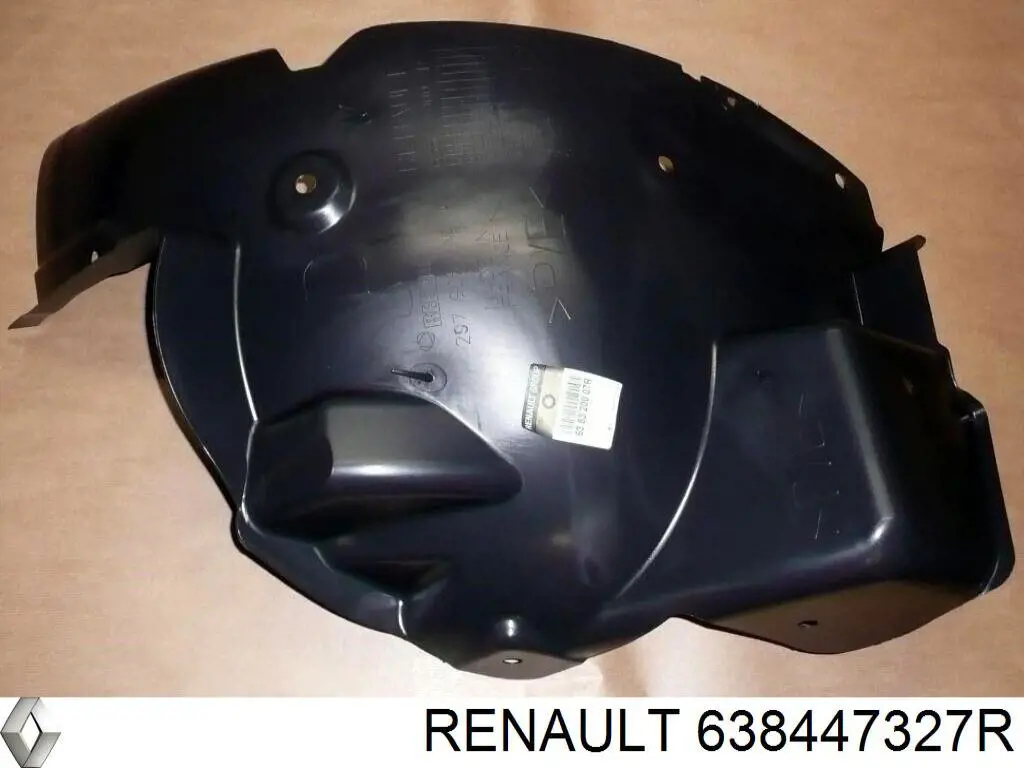 Підкрилок переднього крила, правий передній Renault (RVI) 638447327R ціна, від 70.46 USD