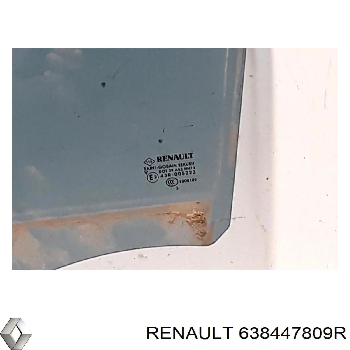 Підкрилок переднього крила, правий передній Renault (RVI) 638447809R