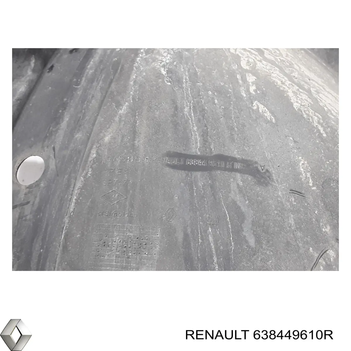 Підкрилок переднього крила, правий передній Renault (RVI) 638449610R ціна, від 16.62 USD