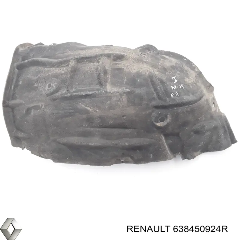 Підкрилок переднього крила, лівий передній 638450924R Renault (RVI)