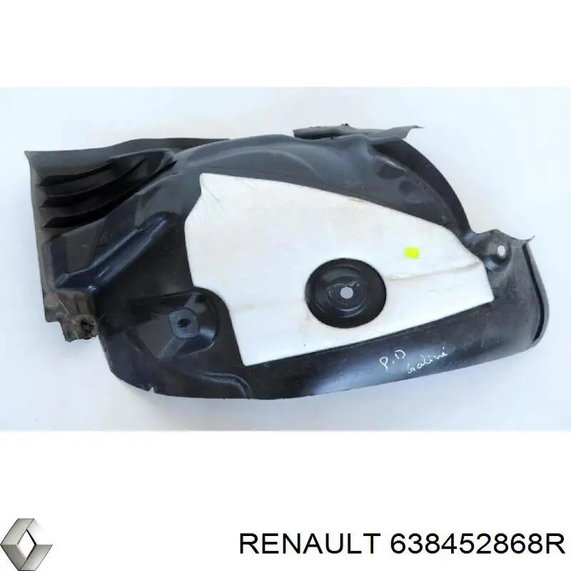 638452868R Renault (RVI) Підкрилок переднього крила, правий задній